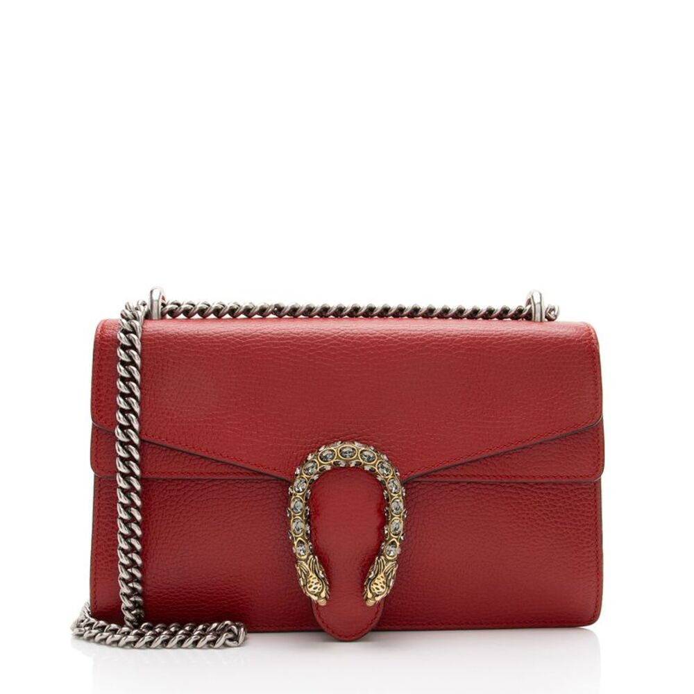 Gucci Leather Crystal Dionysus Medium Shoulder Bag